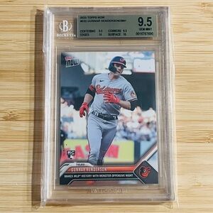 GUNNAR HENDERSON 2023 Topps Now Rookie Card RC Graded BGS 9.5 Gem Mint